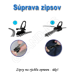 Súprava na opravu zipsov - FIXX A ZIPPER 6KS_product