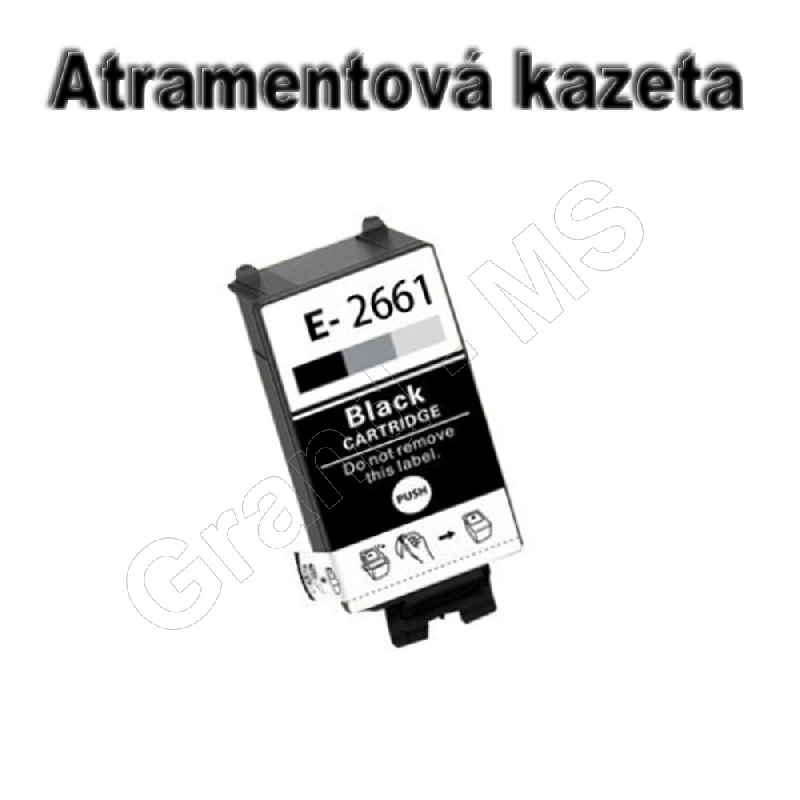 Atramentová kazeta kompatibilná s Epson T2661 Black (C13T26614010)