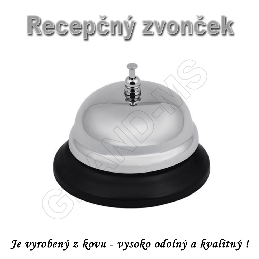 Recepčný zvonček na hotelový stôl