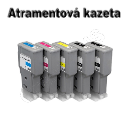 Sada atramentových renovovaných kaziet Canon PFI207 CMYK+MBK, (8788B001, 8789B001, 8790B001, 8791B001, 8792B001)