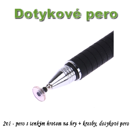 Dotykové pero s tenkým hrotom 2 v 1 WK1009  - čierne_product_product