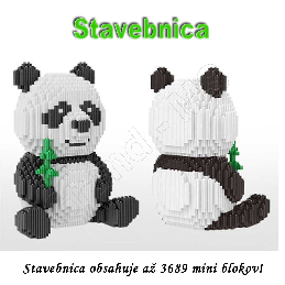 Stavebnica - mini bloky pre deti i dospelých PANDA XL až 3689 blokov_product