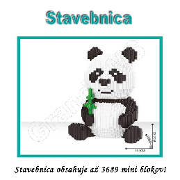 Stavebnica - mini bloky pre deti i dospelých PANDA XL až 3689 blokov_product