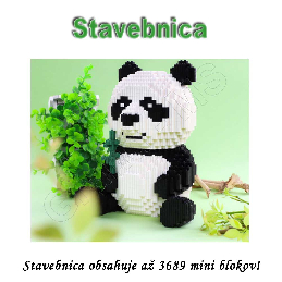 Stavebnica - mini bloky pre deti i dospelých PANDA XL až 3689 blokov_product