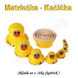 Matrioška - Drevené KAČIČKY  10ks_product