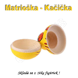 Matrioška - Drevené KAČIČKY  10ks_product