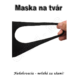 Maska na tvár K04 čierna_product