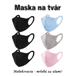 Maska na tvár K04 čierna