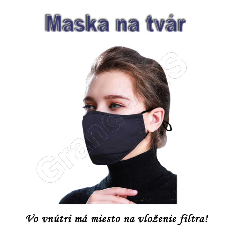 Maska na tvár  K05 tmavomodrá