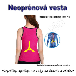 Neoprénová športová vesta na cvičenie/formovanie/chudnutie - fialová_product