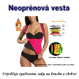 Neoprénová športová vesta na cvičenie/formovanie/chudnutie - fialová_product