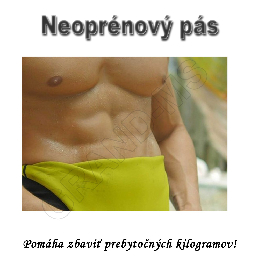 Neoprénový - športový tréningový pás L_product