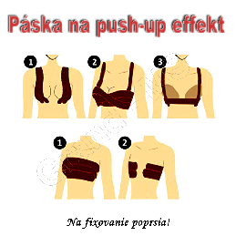 Push-up páska na prsia - telová 5m