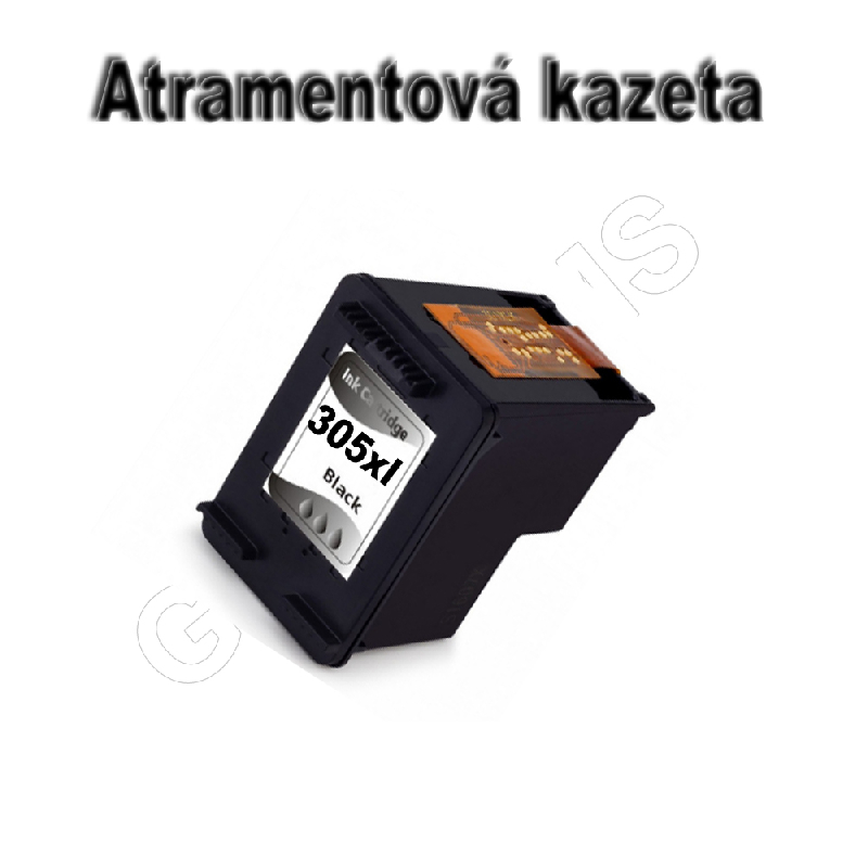 Atramentová kazeta kompatibilná s HP 305XL Bk (3YM62AE)