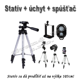 Stojan / statív 103cm + úhyt + diaľkové ovládanie 3v1_product