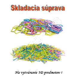 Stavebné bloky / tyčinky TOY BRICK  v počte 1000ks