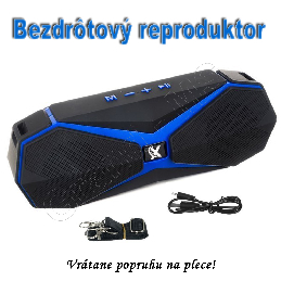 Bluetooth prenosný reproduktor GB - speaker s popruhom