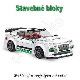 Stavebnica - Športové pretekárske auto 318ks typ 007