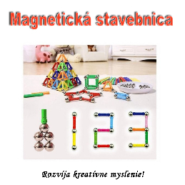 Magnetická stavebnica - MAGNETIC COLOR KIT