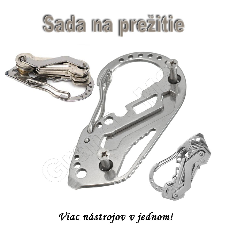 Nástroj na prežitie / organizer na kľúče - Multitool