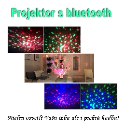 Projektor nočnej oblohy  LED SKYSTAR  s bluetooth v jednom