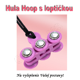 Inteligentný fitnes kruh na chudnutie Hula Hoop  - modrá