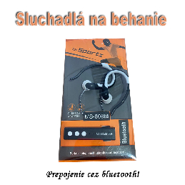 Športové sluchadlá na beh s bluetooth adaptérom MS808 - červené _product