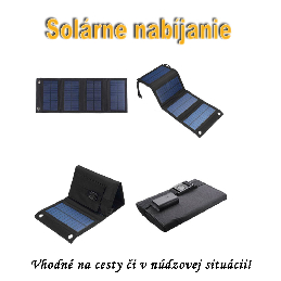 Prenosná solárna nabíjačka 70W