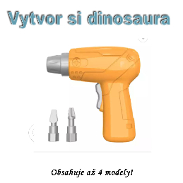 Veľká skladacia vzdelávacia sada - DINOSAURUS 4ks v jenom balení