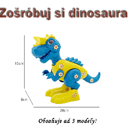 Skladacia vzdelávacia sada - DINOSAURUS 3ks v jenom balení typB