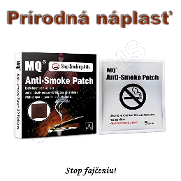 Prírodná náplasť na odvykanie od fajčenia STOP SMOKING - 30ks