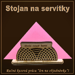 Stojan na servítky - vzor A