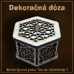 Dekoračná dóza - vzor F