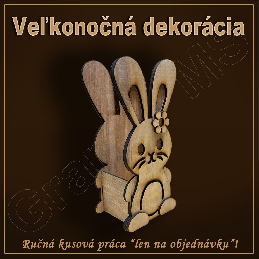 Veľkonočná dekorácia - ZAJAC - a