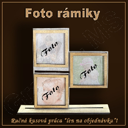 Fotorámik na 3 fotografie