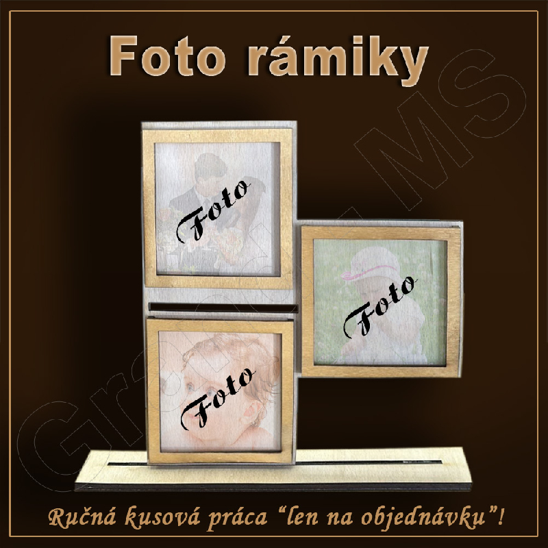 Fotorámik na 3 fotografie