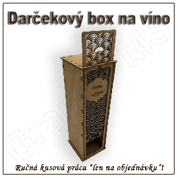 Darčekový box na fľašu