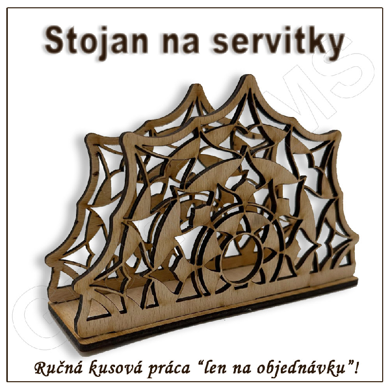 Stojan na servítky - vzor E