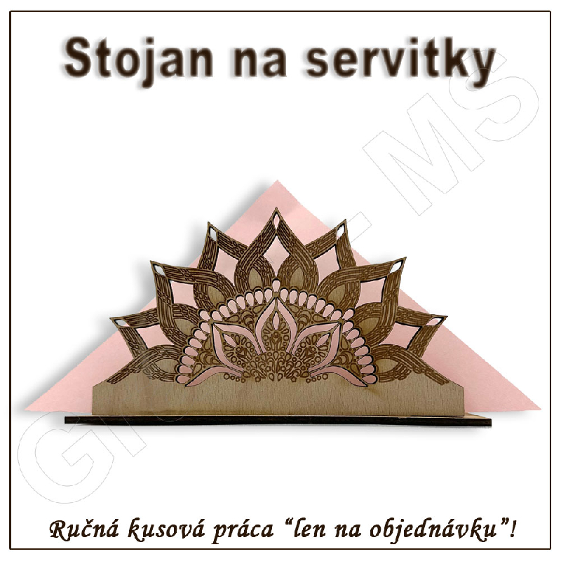 Stojan na servítky - vzor G