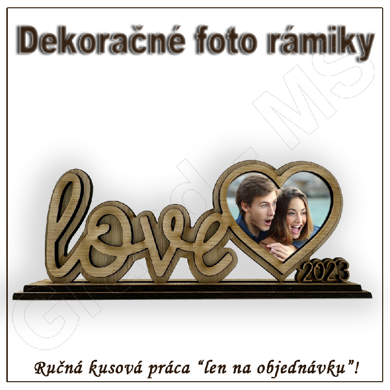 Fotorámik - LOVE - vzor A