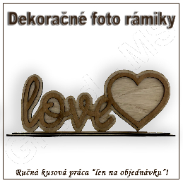 Fotorámik - LOVE - vzor B malý