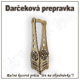 Darčeková prepravka na víno - vzor A