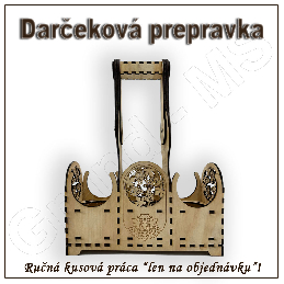 Darčeková prepravka na víno - vzor B