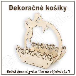 Dekoračný košík - vzor C