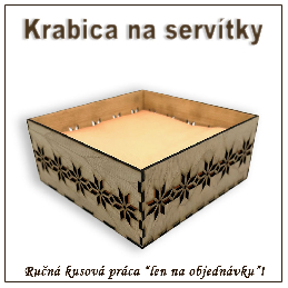 Krabička na servítky - vzor A