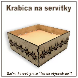 Krabička na servítky - vzor A