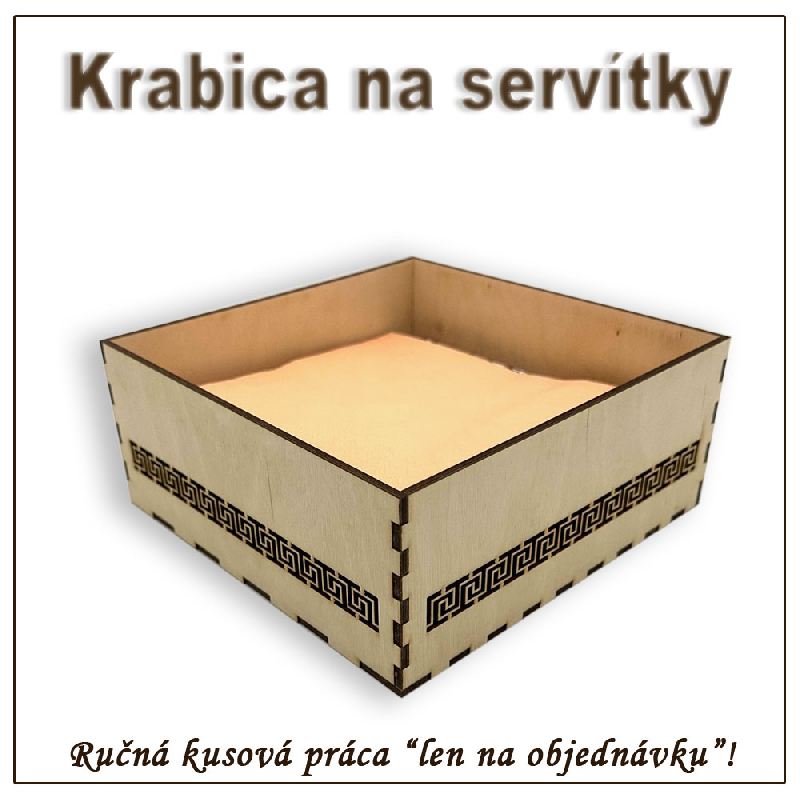 Krabička na servítky - vzor B