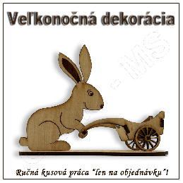 Veľkonočná dekorácia - ZAJAC 