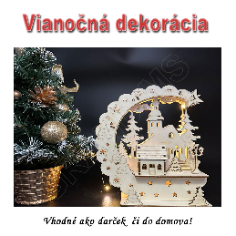 Vianočná dekorácia - ZIMNÁ KRAJINKA_product