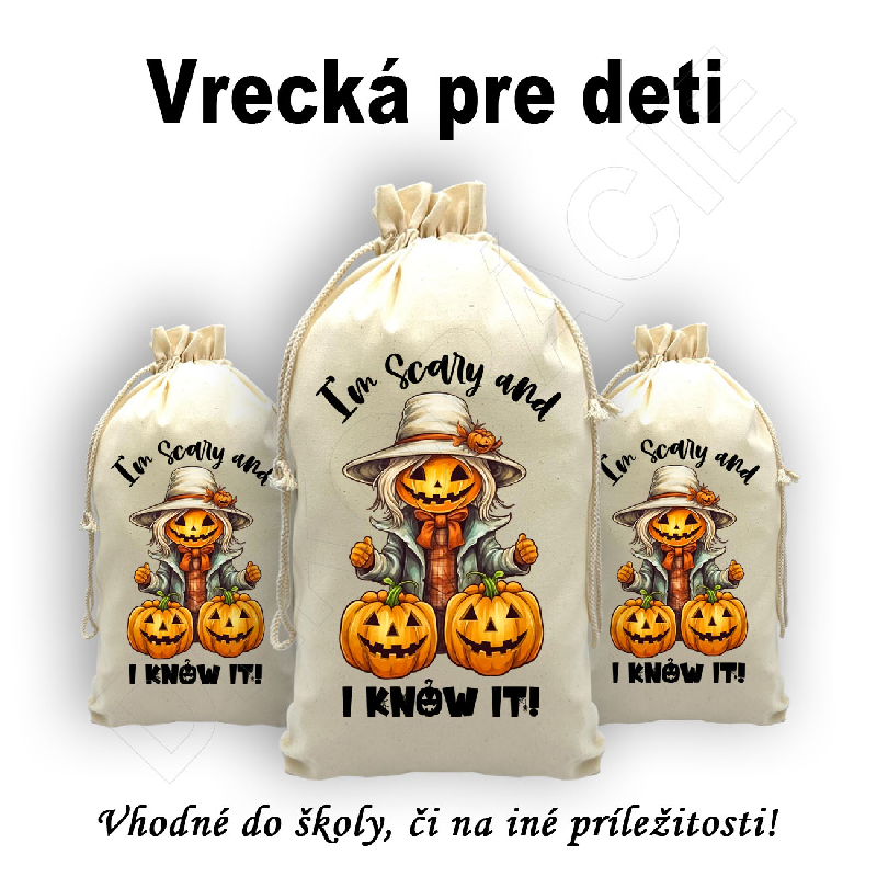 Školské vrecko - veľké - HALLOWEEN - A